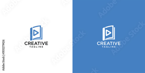 online education business logo template