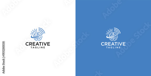 online education business logo template