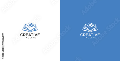 online education business logo template