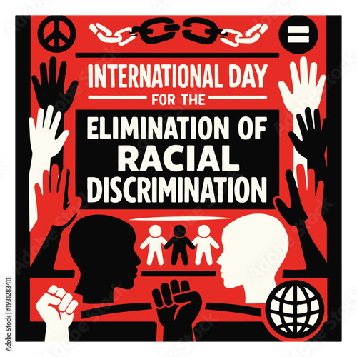 International Day for the Elimination of Racial Discrimination Flyer Promoting Equality and Human Rights