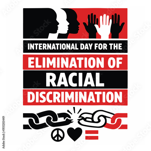 International Day for the Elimination of Racial Discrimination Flyer Promoting Equality and Human Rights