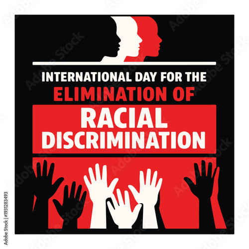 International Day for the Elimination of Racial Discrimination Flyer Promoting Equality and Human Rights