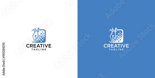online education business logo template