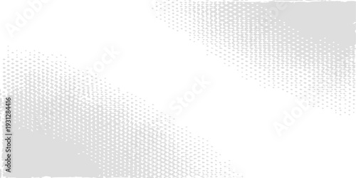 This abstract halftone vector background features a digital pattern of black and white dots and waves, creating a textured geometric design element for business technology wallpapers
