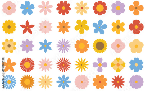 set of mental health icons, negative thinking, positive thinking, stress