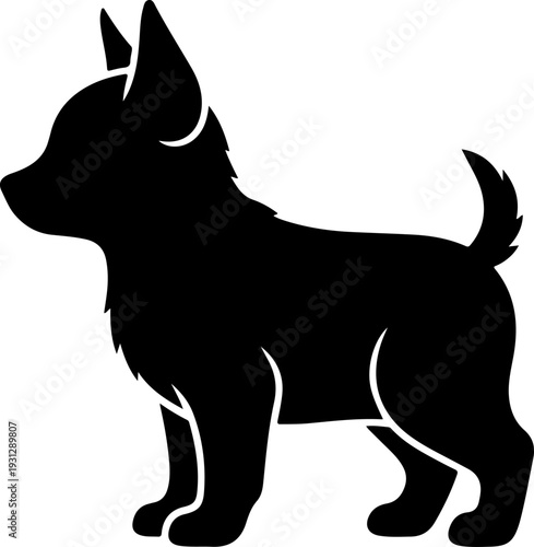 Small Pet silhouette vector illustration