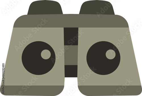 Binoculars Icon Illustration