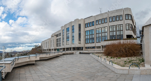 Canvas Print The National Council of the Slovak Republic ( Narodna rada Slovenskej republiky ) building in Bratislava