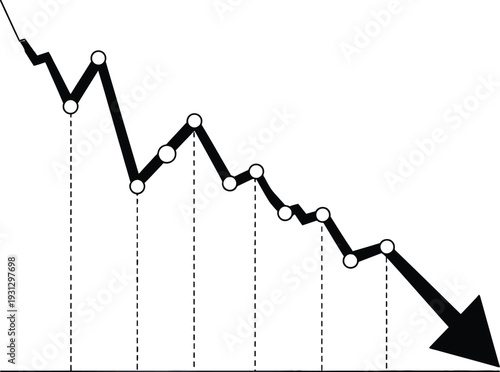 Black close sign vector illustration, flat design symbol, hanging signboard