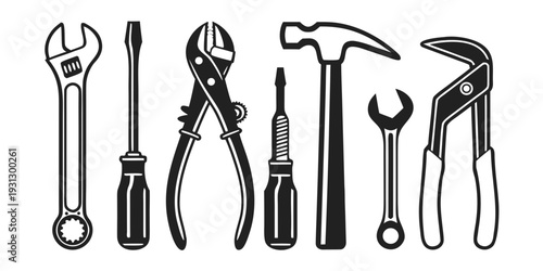 A comprehensive collection of various hand tools for diy and professional use
