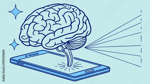  AI Neural Brain Projection