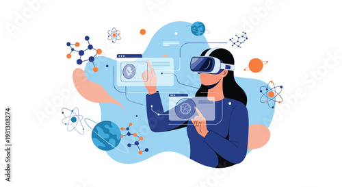 Educational illustration shows a magnifying glass focusing on the internal structure and blood vessels of human kidneys.