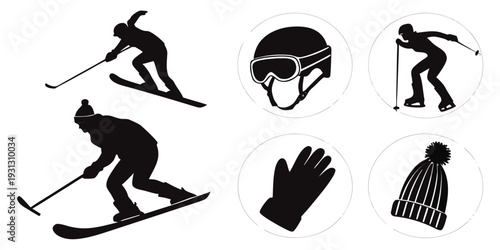 Winter sports equipment and accessories for skiing and snowboarding