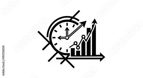 Business growth and time management concept.