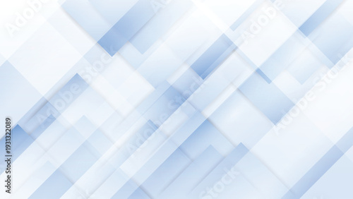 Minimal blue abstract background featuring layered rectangle shapes and soft gradient lighting.