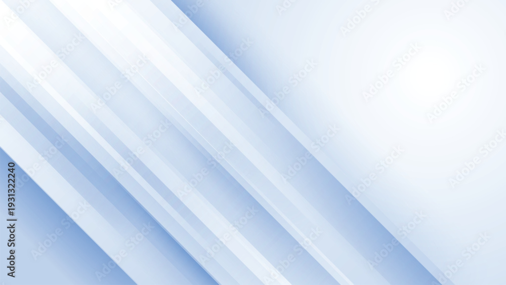 Obraz premium Minimal blue abstract background featuring layered rectangle shapes and soft gradient lighting.