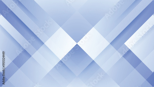 Minimal blue abstract background featuring layered triangle shapes and soft gradient lighting.