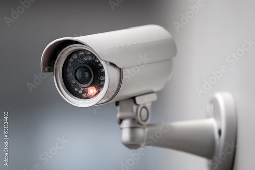 Security camera capturing real time footage for protection and surveillance