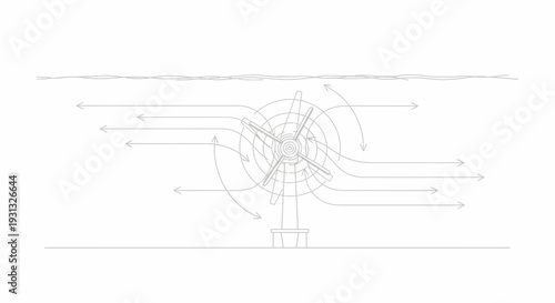 Detailed technical mechanical engineering drawing.