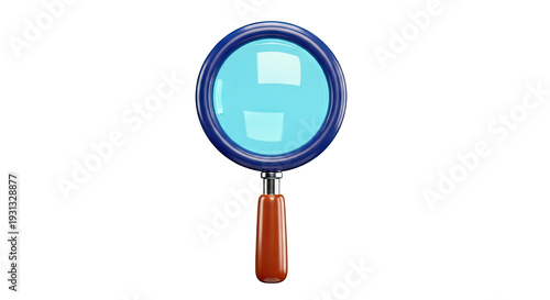 3D Magnifying Glass Icon