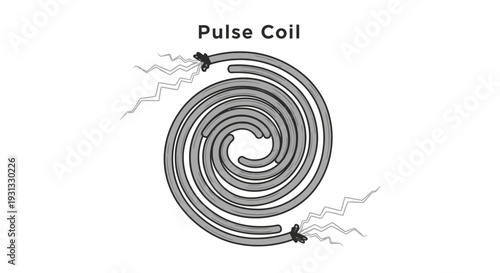 Pulse coil electromagnetic technology component.