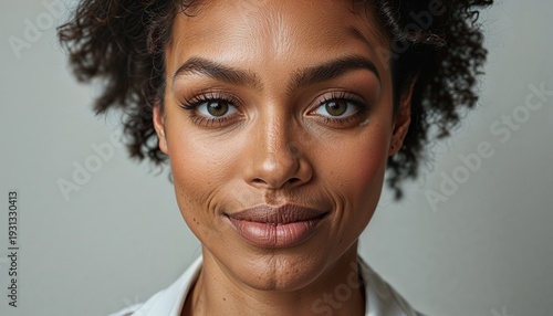 Confident professional woman portrait with natural light empowerment theme