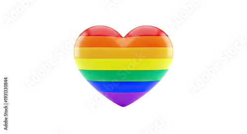Free Download Rainbow Heart Symbol - GFXLoad