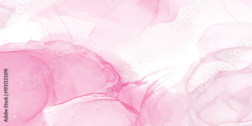 A soft pink textured wallpaper with subtle grunge pattern and delicate water drops creates an artistic backdrop