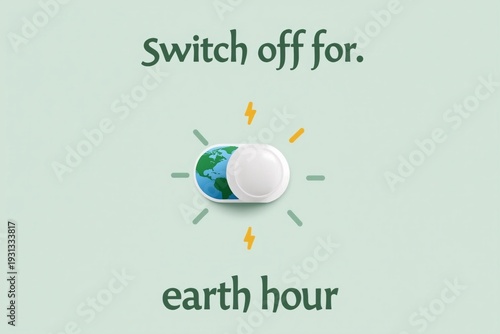 Participate in earth hour by switching off unnecessary lights and appliances to make a positive impact on the environment and raise awareness about climate change and sustainability