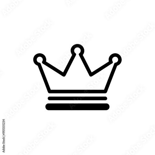 Outline Crown Royal Icon for App UI