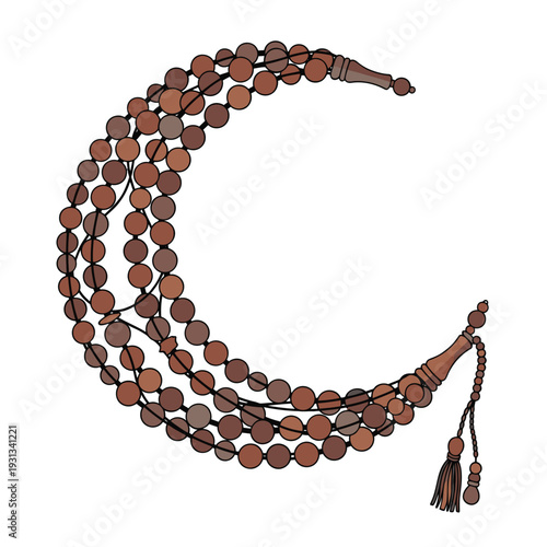 Tibetan Buddhist Prayer Beads Mala.