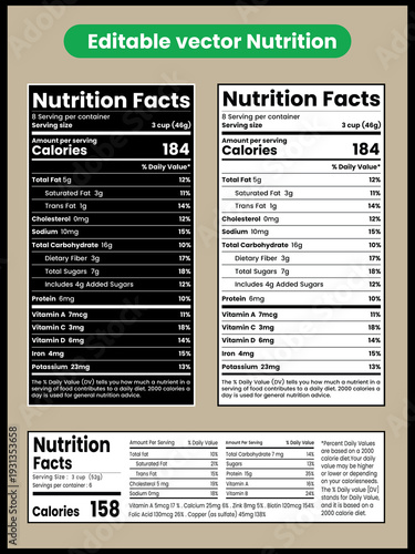 nutrition facts, supplement facts, vitamin facts, nutrition fact template,honey nutrition facts 