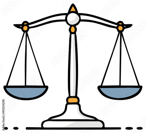 Balance Scale Symbol for Justice and Equality