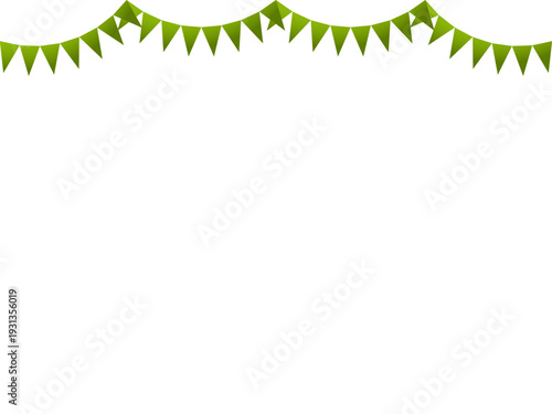 ガーランド三角、曲線、m4黄緑F3