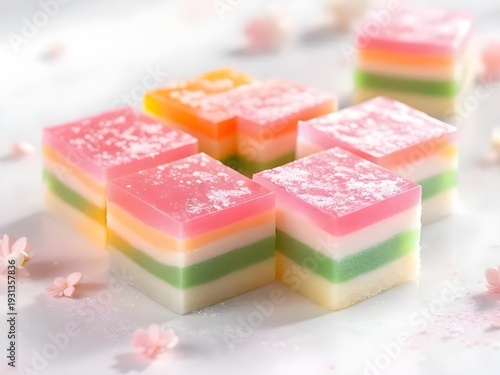 'Kuih Lapis' Malaysian Traditional Kuih 