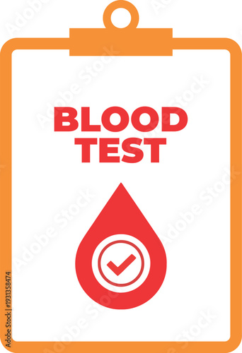 Blood test for health checkup and medical diagnosis