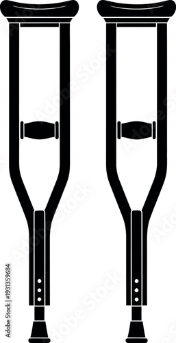 Crutches for health and mobility support