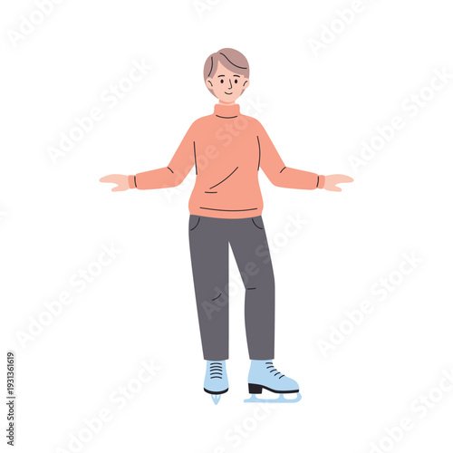 Skater Figure Ice Ballet Commercial