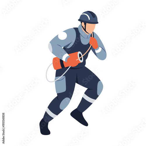 Miner Emergency Drill Action Concept