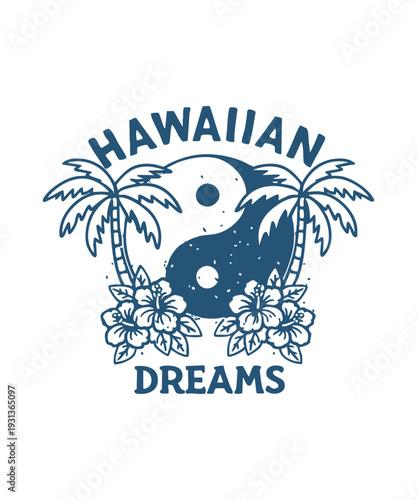 Hawaiian Dreams T-shirt design