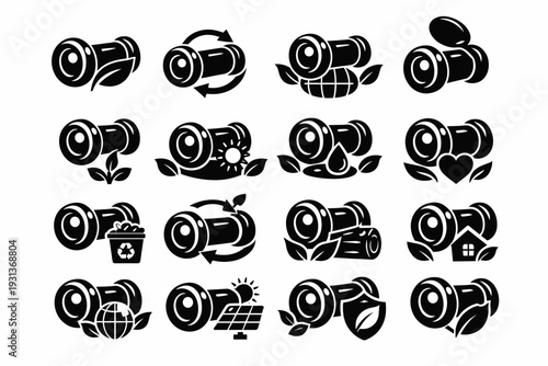 Solution icon utility routine vector component generation home image simple safety sustainable