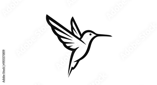 Monochrome Silhouette Icon of Dapper Penguin in Tuxedo and Top Hat Celebrating Victory, Holding Candy Cane in Trophy Cup on White Background