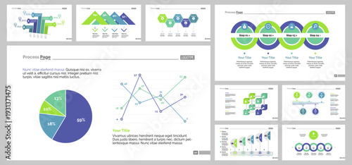 Nine Research Slide Templates Set