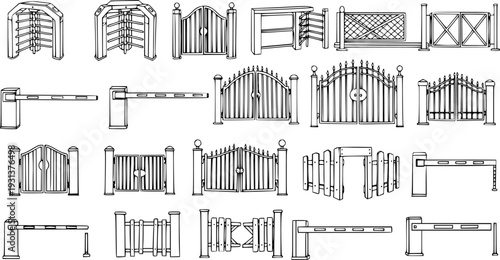 Diverse Gate Designs: Collection of Architectural Gate Vectors for Security  Design