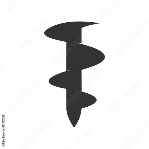 Drilling icon isolated on white background