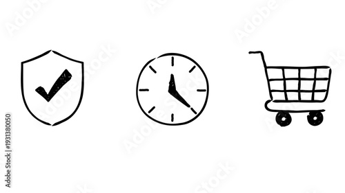 vector shopping cart icon