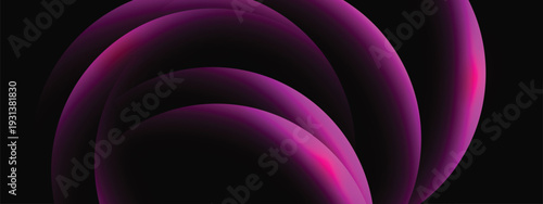 Abstract pink light streaks radiating from the center over a deep dark background, creating a bold and energetic visual impact.