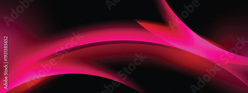 Abstract pink light streaks radiating from the center over a deep dark background, creating a bold and energetic visual impact.