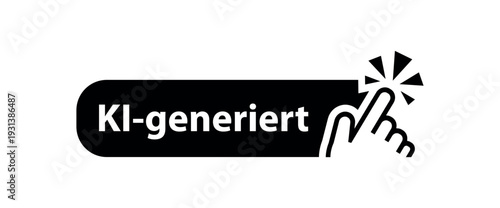 KI-generiert text on white background. ai generated in german language	