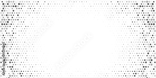 Modern grunge halftone gradient background. Faded grit noise texture. White and black sand wallpaper Vector illustration. EPS 10